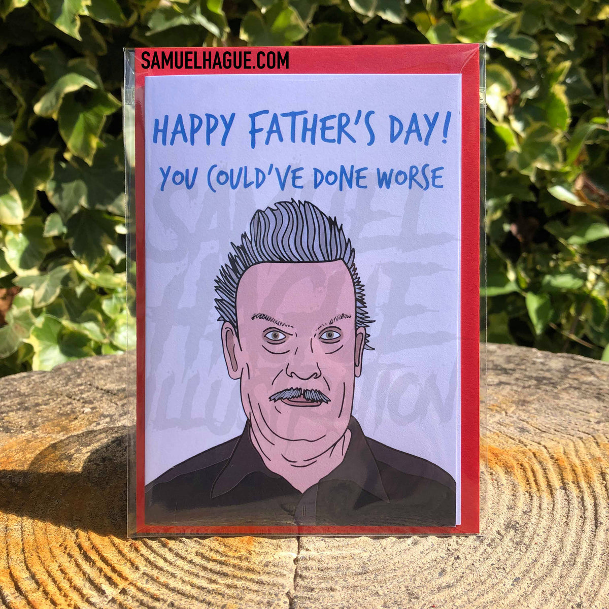 Josef Fritzl - Father's Day Card – Samuel Hague Illustration