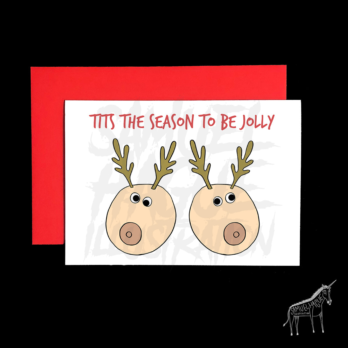 Tits the season' Classic Holiday Greeting Cards – Untepid