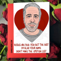 Jeffrey Epstein - Valentine's Day Card