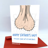 Balls - Father's Day Card