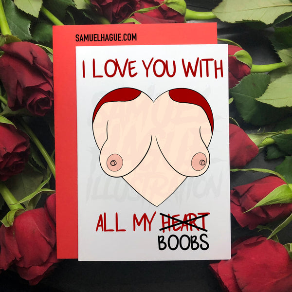 Boobs - Valentine's Day Card
