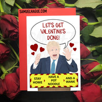 Boris Johnson's Coronavirus Update - Valentine's Day Card