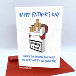 Cigarettes - Father's Day Card