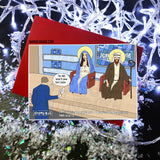Mary and Joseph on The Jeremy Kyle Show - Christmas Card