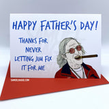 Jim'll Fix It - Father's Day Card