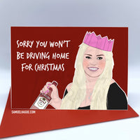 Katie Price - Christmas Card