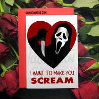 SCREAM - Valentine's Day Card