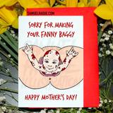 Baggy Fanny - Mother's Day Card