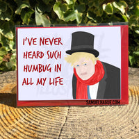 Boris Humbug - Christmas Card