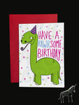 Dinosaur - Birthday Card