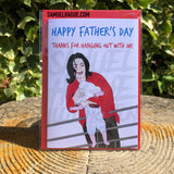 Michael Jackson Balcony - Father's Day Card