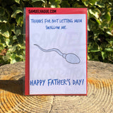 Sperm - Father's Day Card