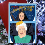 Liz Truss The Queen Killer - Christmas Card