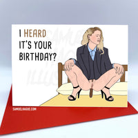 Amber Heard - Birthday Card