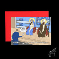 Mary and Joseph on The Jeremy Kyle Show - Christmas Card