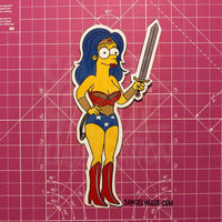 Wonder Marge - Vinyl Sticker